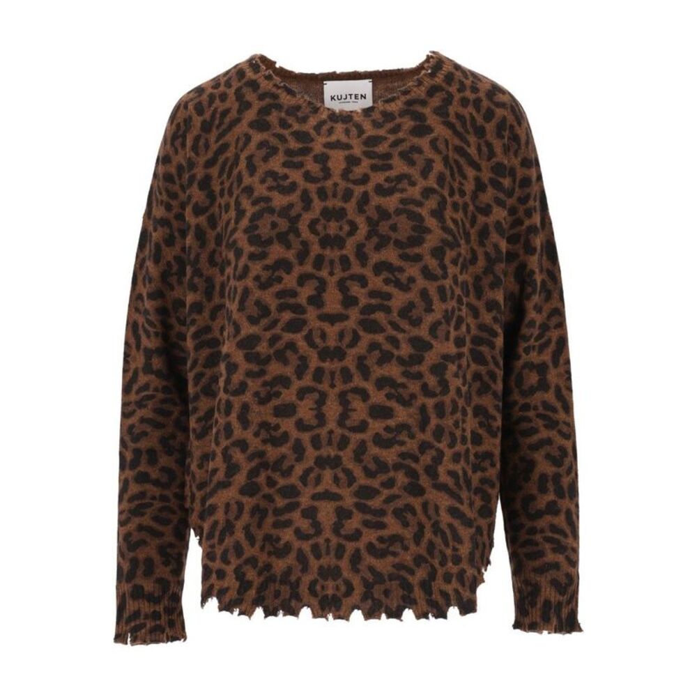 Kujten Women Melah Leopard Sweater